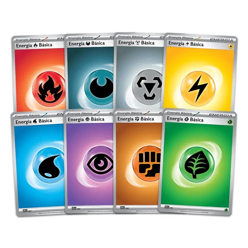 Cartas Pokemon TCG - Tipos de energias
