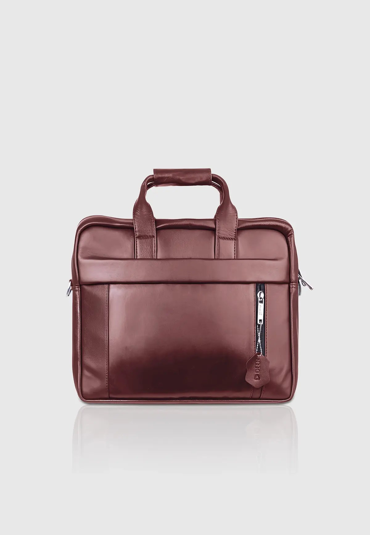 Classic Maroon Executive Leather Bag