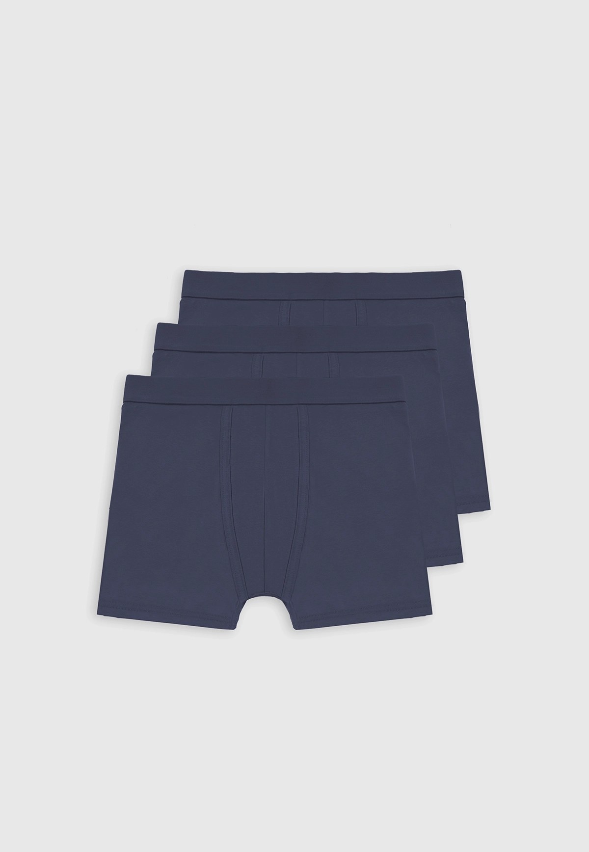Three-Pack of Boxer Briefs in Stretch Cotton