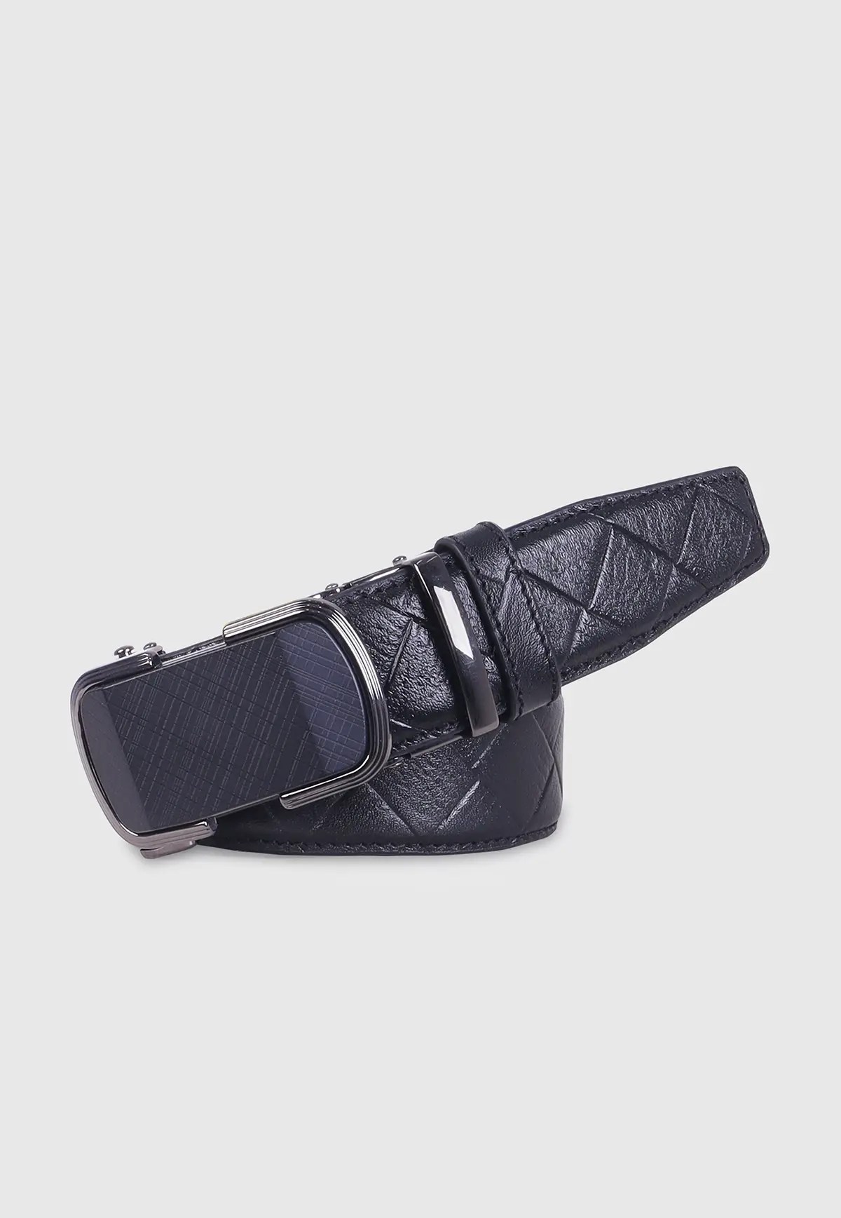 Black Leather Gear Belt