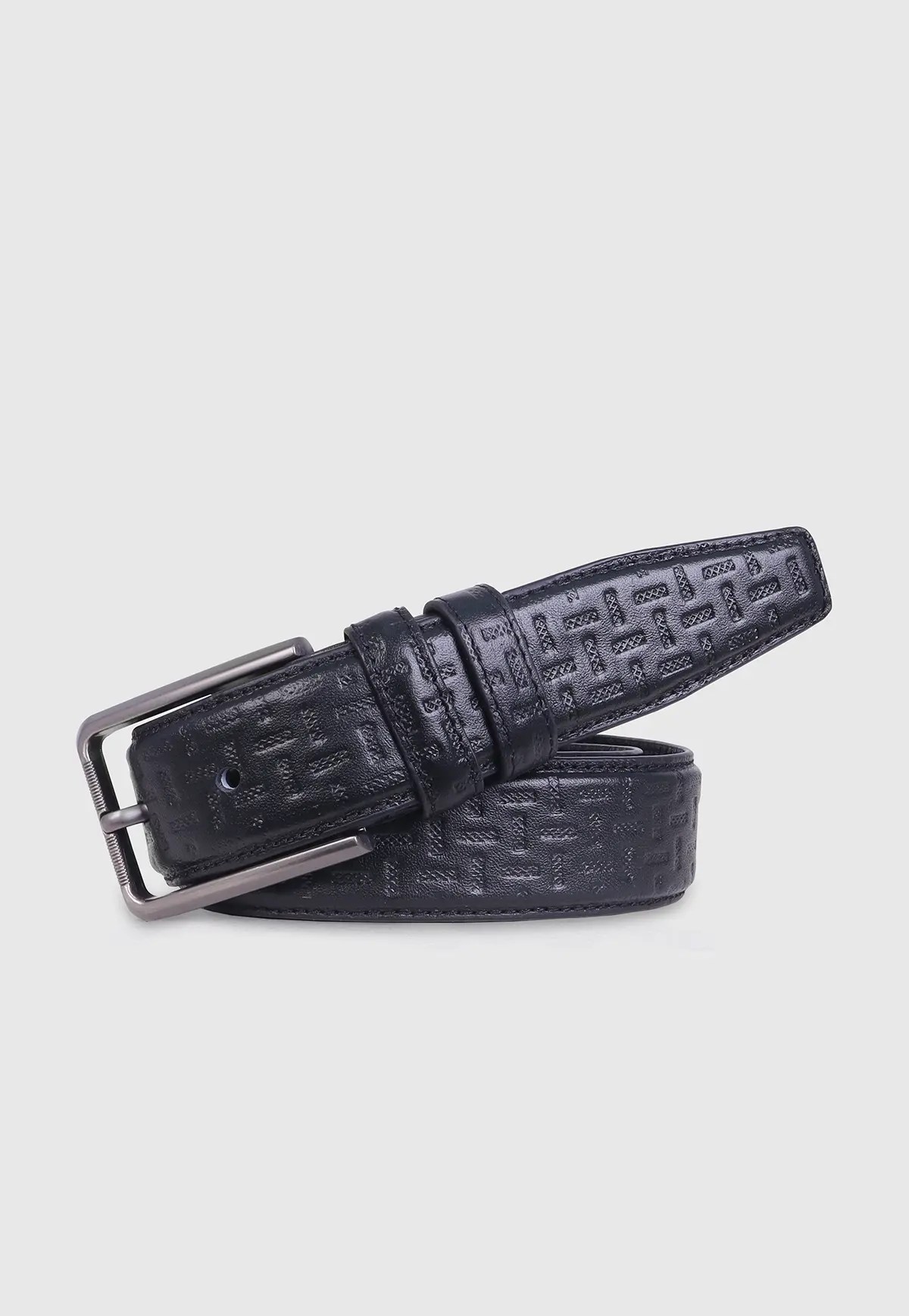 Black Premium Leather Belt