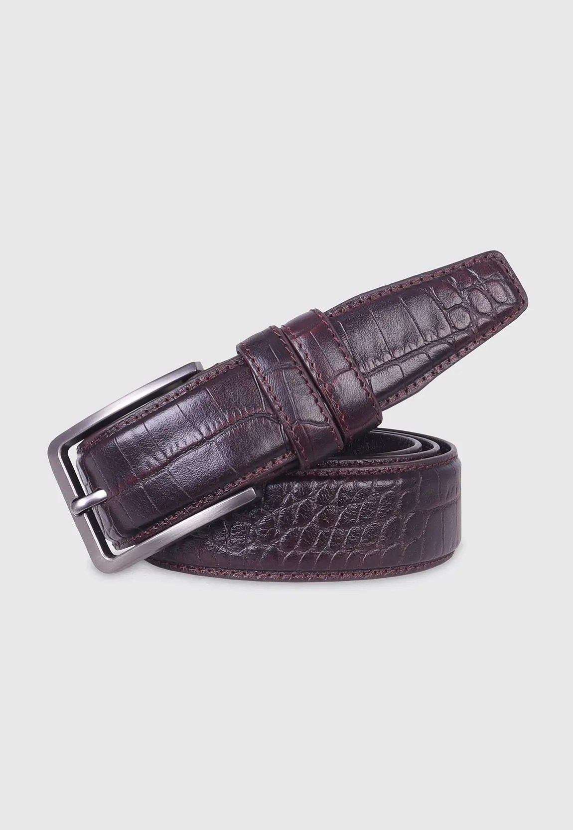 Chocolate Premium Leather Belt