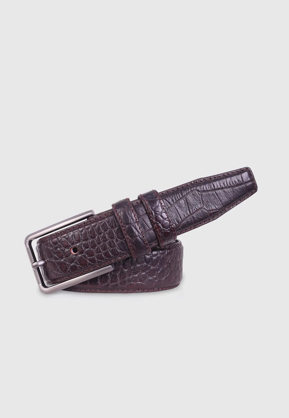 Chocolate Premium Leather Belt