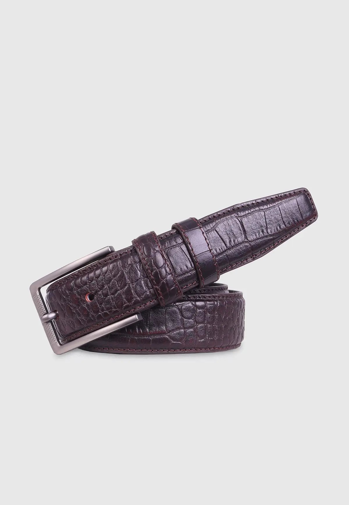 Chocolate Premium Leather Belt