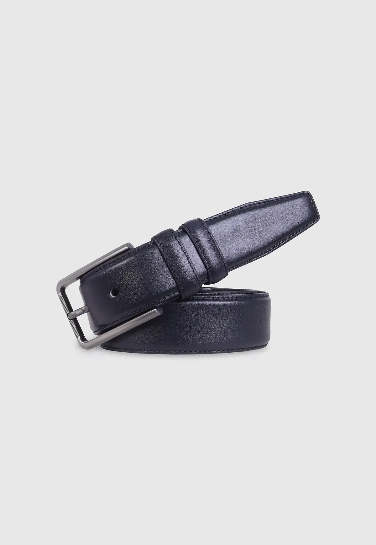 Black Premium Leather Belt