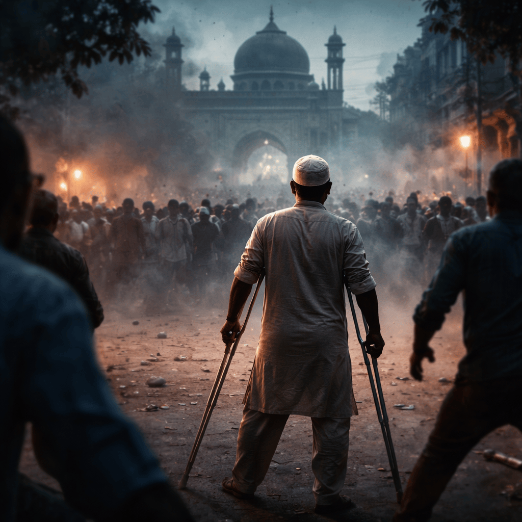 Nepal Rautahat Mosque Clash Draws Scrutiny After Video Shows Disabled Muslim Man Confronting Crowd
