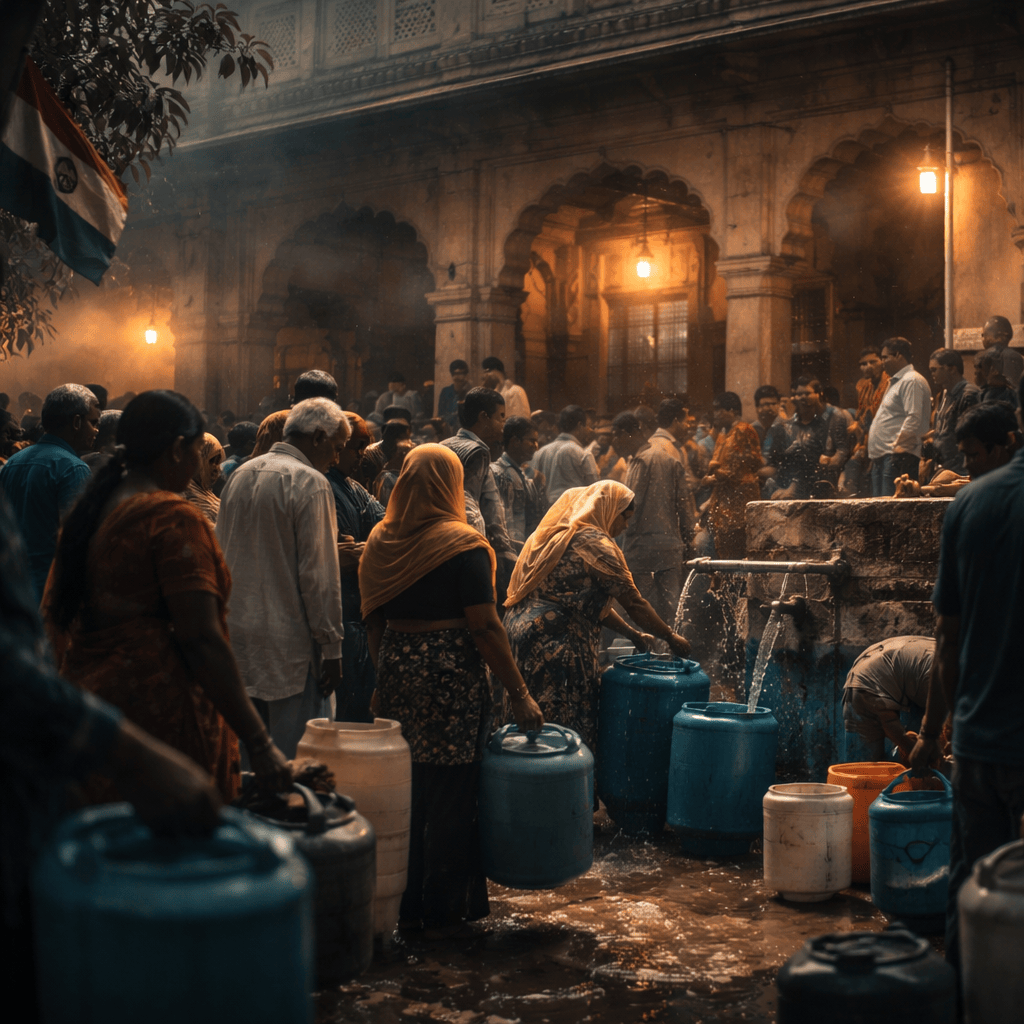 India Mosque Opens Water Facilities To Hindu And Muslim Families Amid Ahmedabad Water Crisis