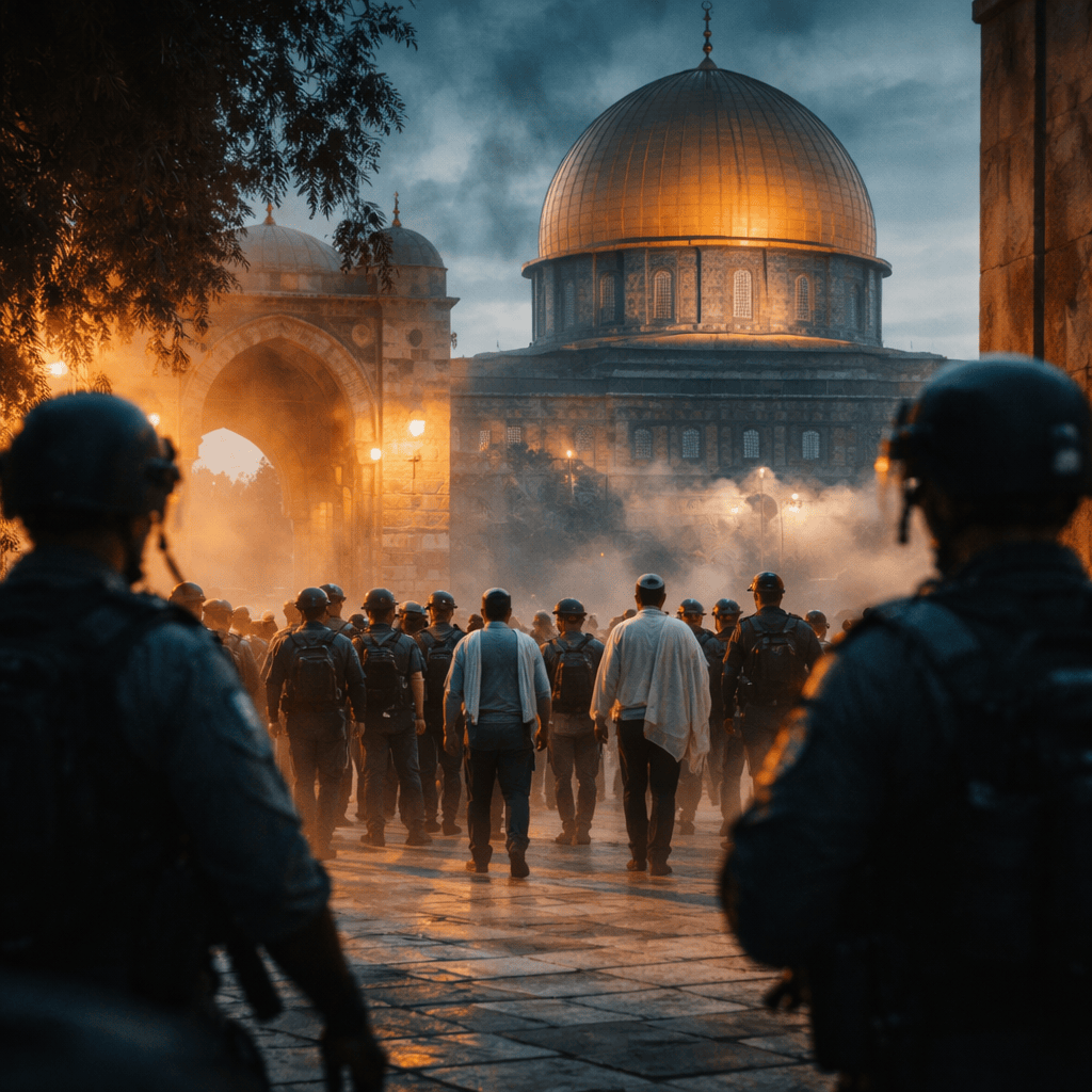 Palestine Al-aqsa Mosque Incursions Rise As Palestinian Authority Reports 4,397 Settlers Entered Site In January