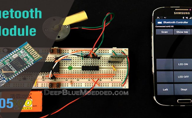 Bluetooth Module HC-05 With PIC Microcontroller Tutorial – DeepBlue
