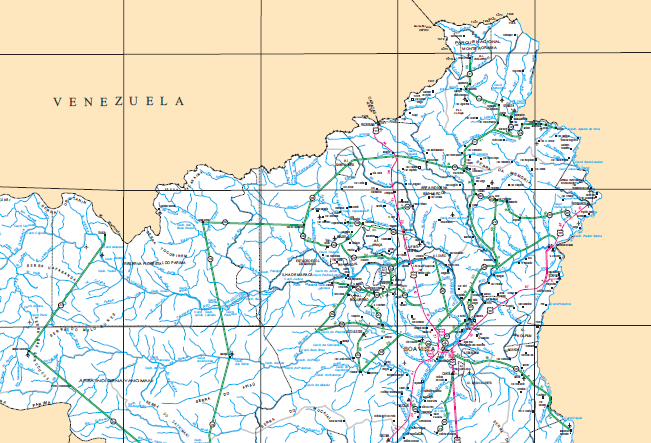 mapa Roraima – Deep Brazil