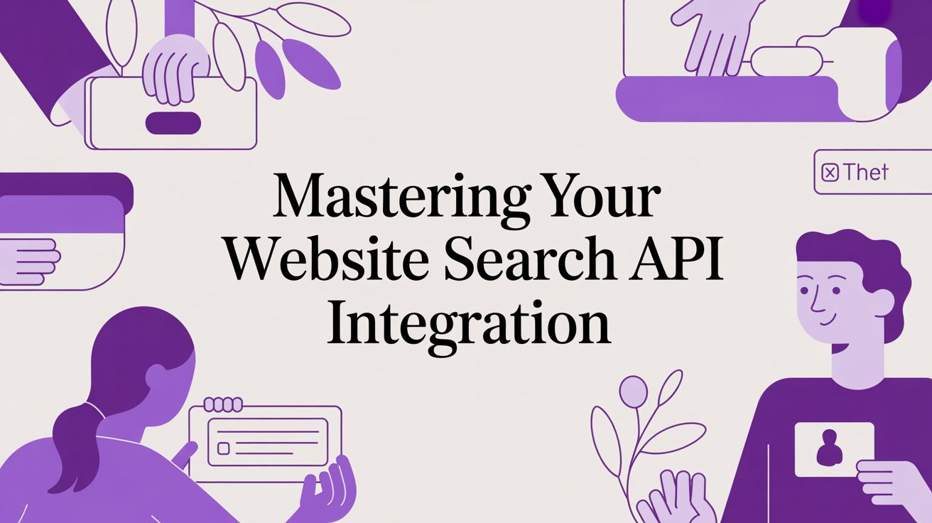 Mastering Your Website Search API Integration