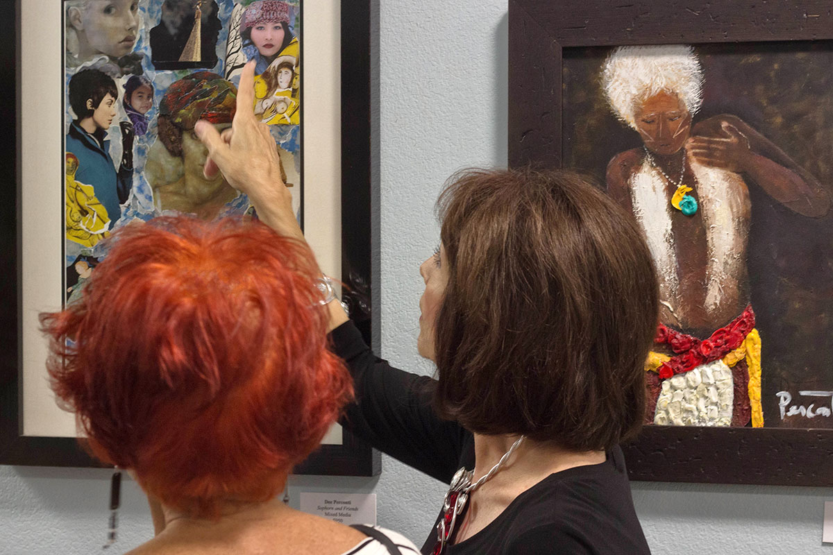 Dee Perconti is talking about art