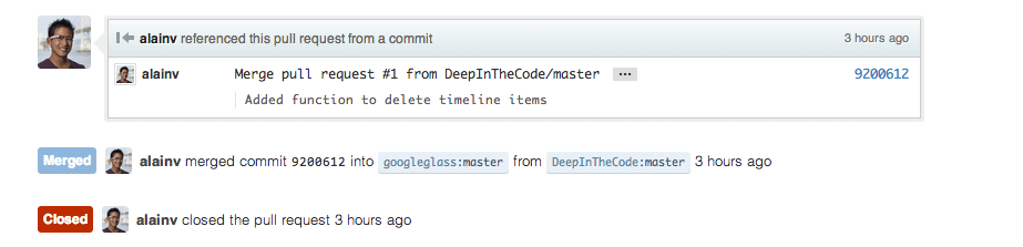 Github Merge Request Accepted!