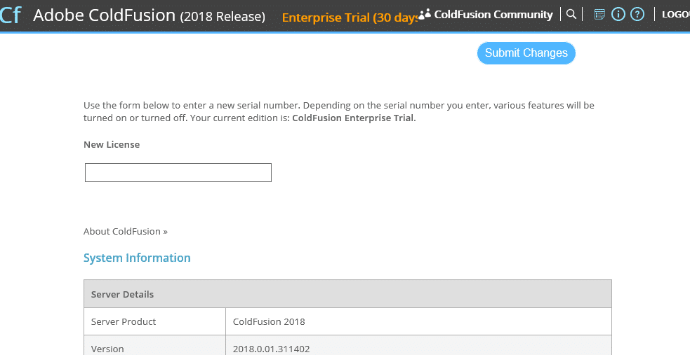 CF 2018 New License area