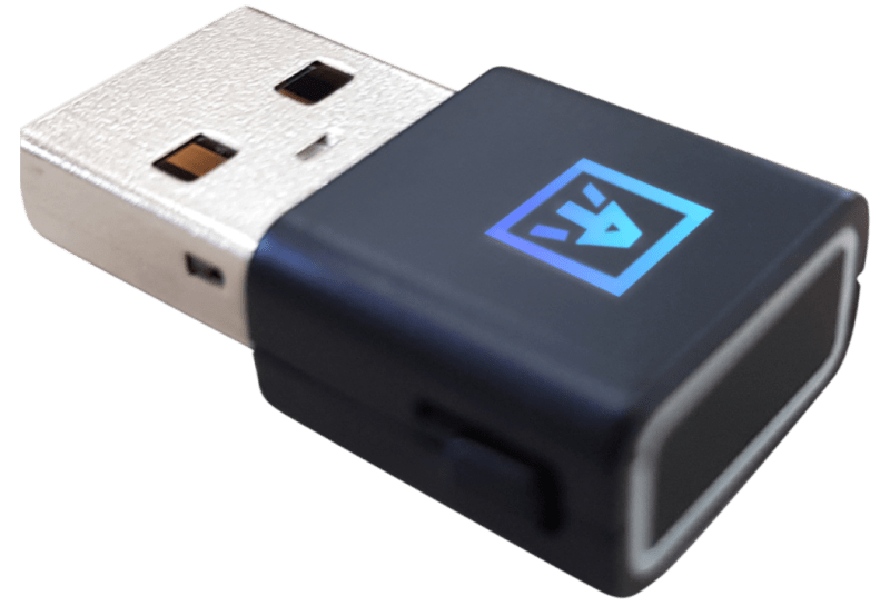 Deepnet Security Fido Security Keys - Elegant Light Illustration - High Resolution