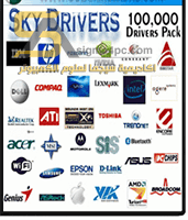 اسطوانة تعريفات ويندوز xp بحجم صغير لأى جهاز | Sky Driver XP