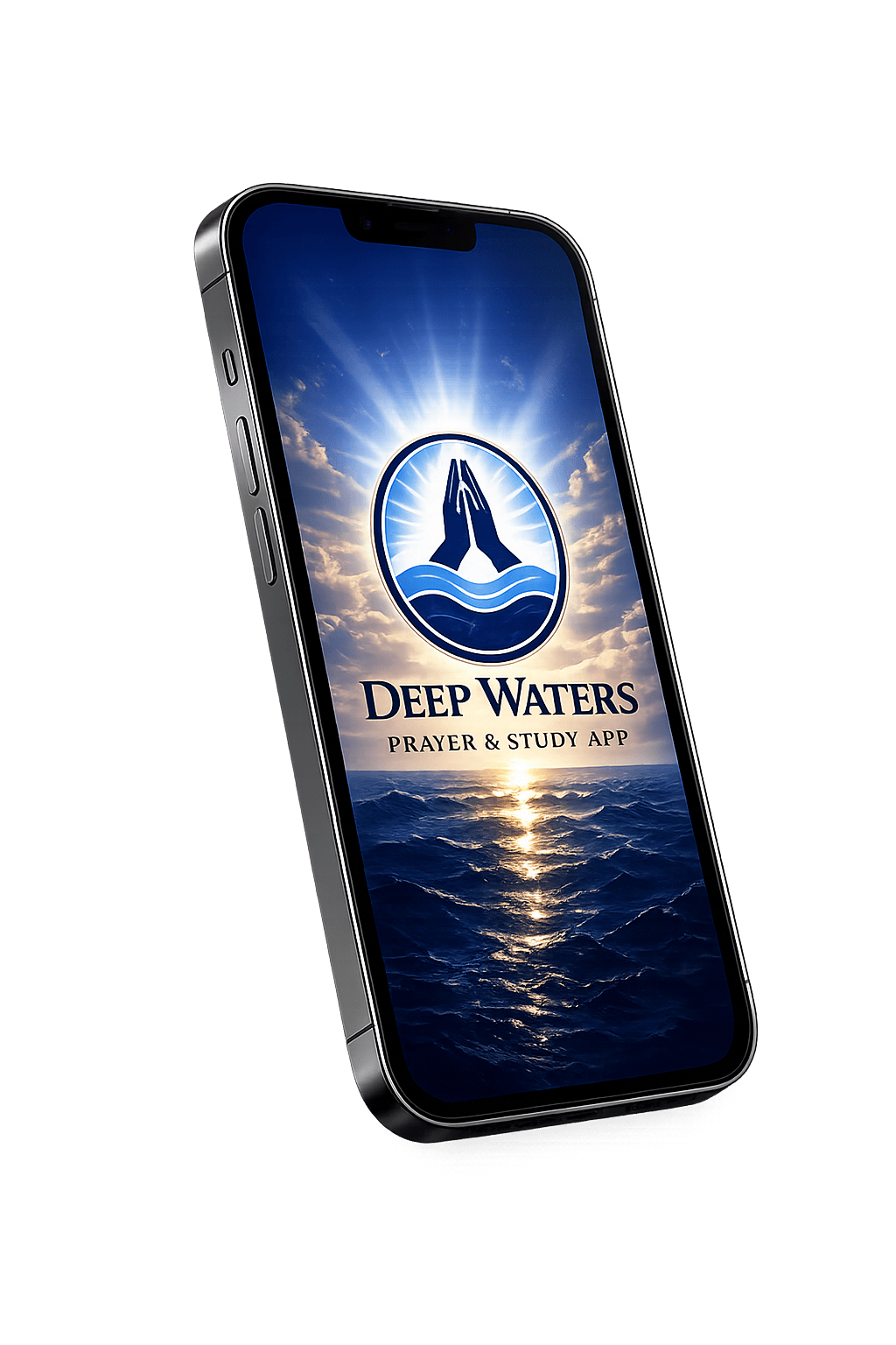 Deep Waters Prayer and Study App preview on phone