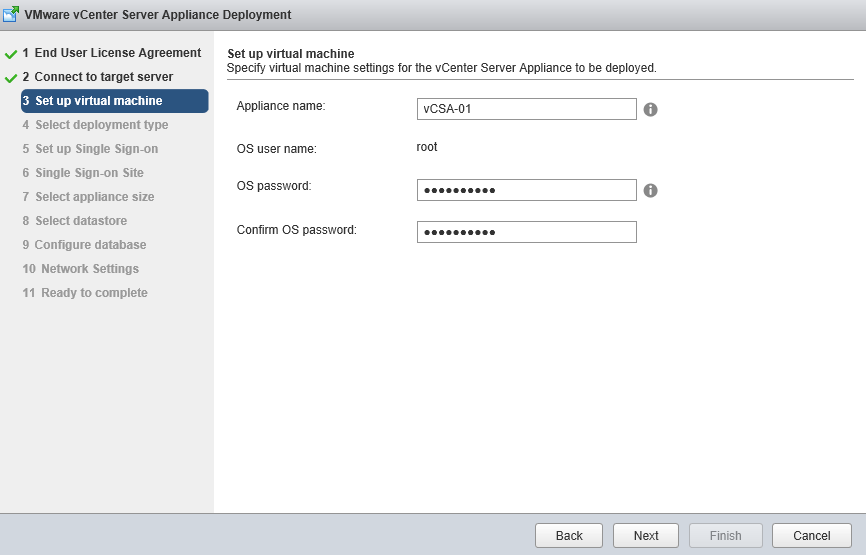 How to deploy vCSA with external Platform Services Controller