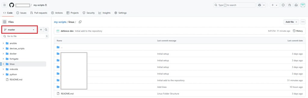 GitHub Identify Branch