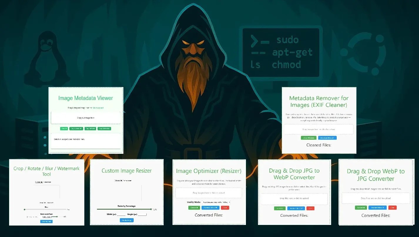 Free Online Image Tools– Fast, Private, and 100% Browser‑Based