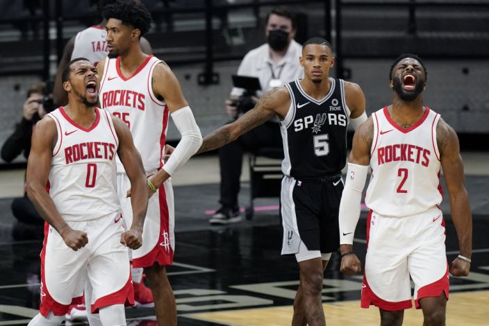 With Harden cloud lifted, Rockets having fun and winning
