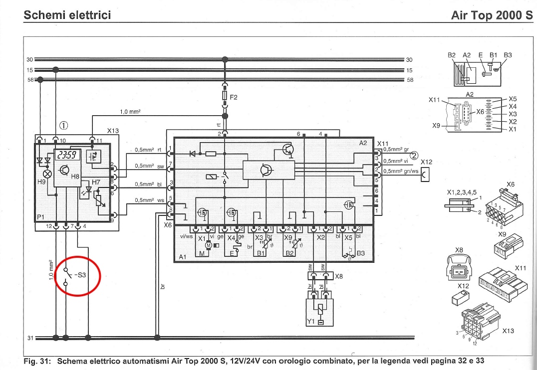 Schema Elettrico Webasto Fare Di Una Mosca