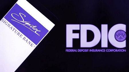 U.S. FDIC Says Potential Buyers Must Agree to Discontinue Signature Bank’s Cryptocurrency Business