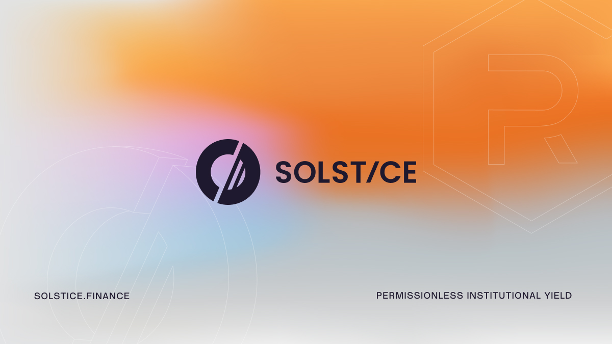 Solstice Finance Unveils Multi-Strategy Yield Platform as RWA DeFi Adoption Expands