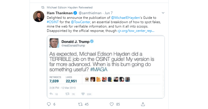 Fake Trump's Tweet