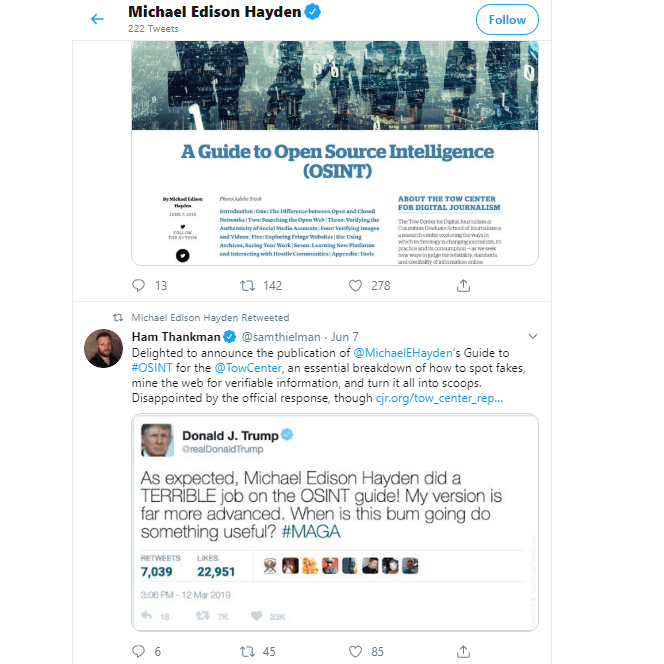 Fake Trump Screenshot