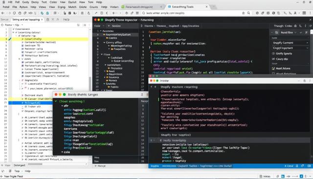 Developer troubleshooting Shopify code with debugging tools