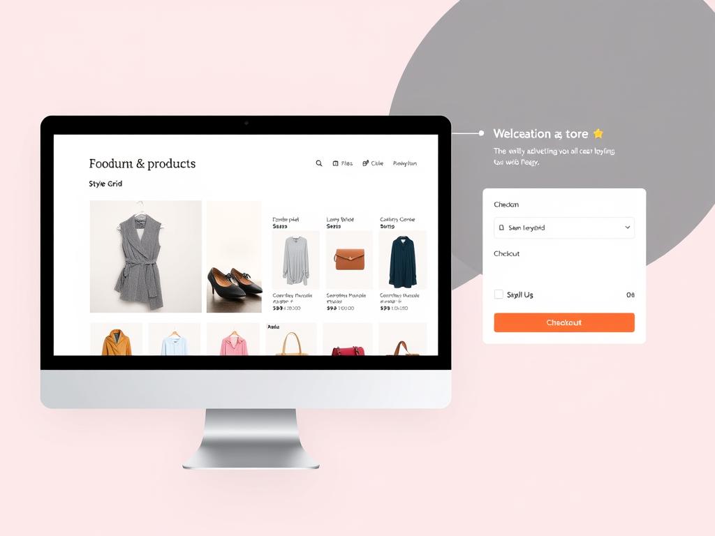 Example of an e-commerce store built with Webflow