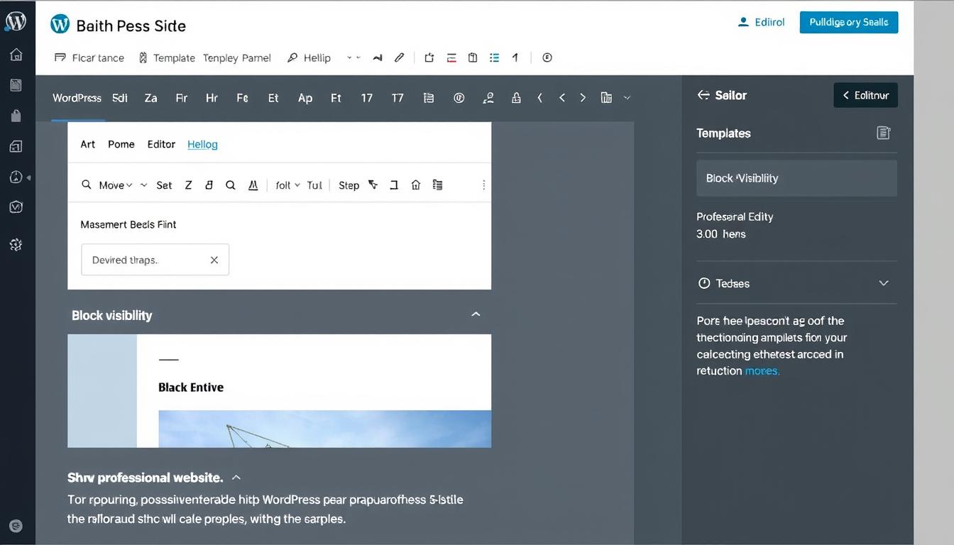 WordPress new roadmap 2025 featuring the simplified Site Editor interface with editing modes highlighted