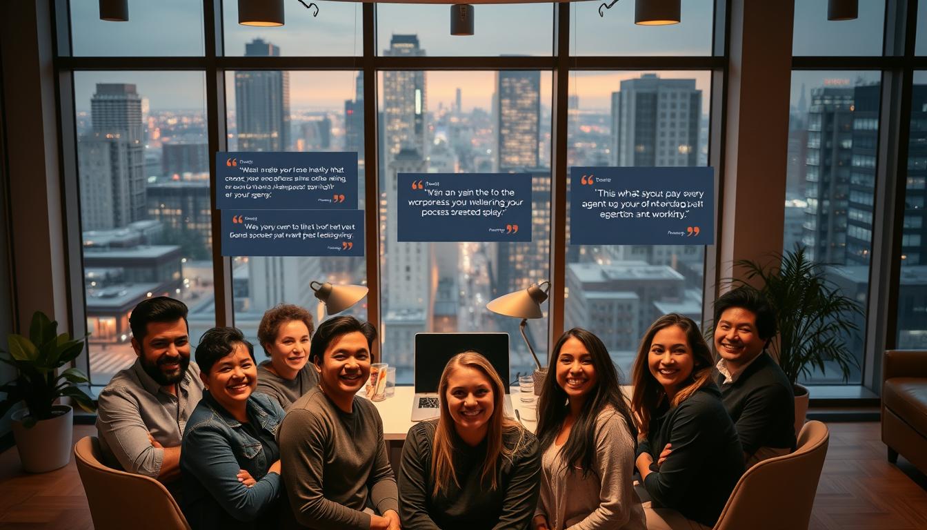 client testimonials WordPress agency