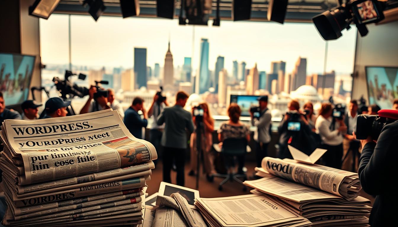 media coverage WordPress agency