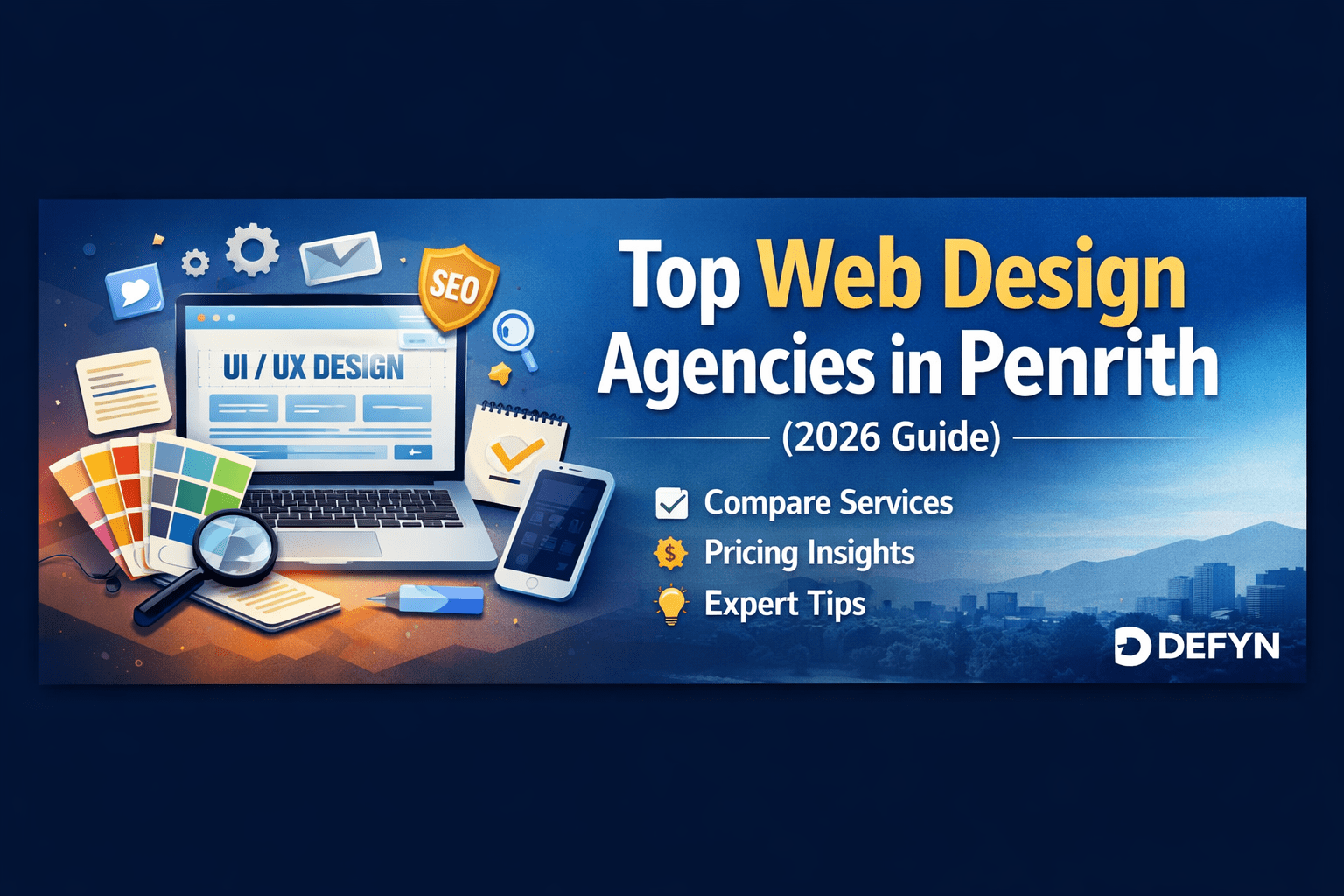 Top-rated web design agencies Penrith