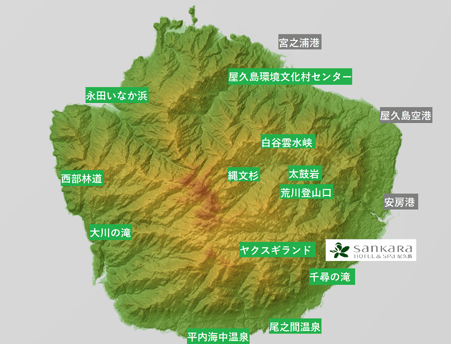 Yakushima Map JH1KYI.