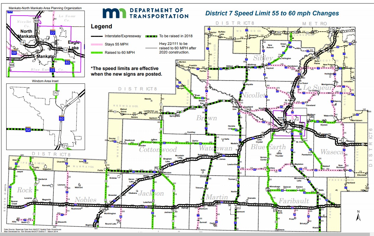 Speed Limits Us Highways Map 2 The Rural Blog 3 21 10 3 28 10