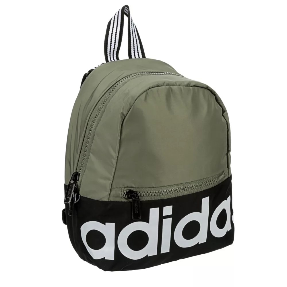 Dark Green Adidas Unisex Linear Mini Backpack Lifestyle Backpacks Rack Room Shoes