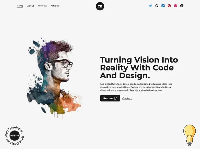 Github Codebucks27 Next Js Developer Portfolio Starter Code Build A - Premium Vintage Art Gallery - HD
