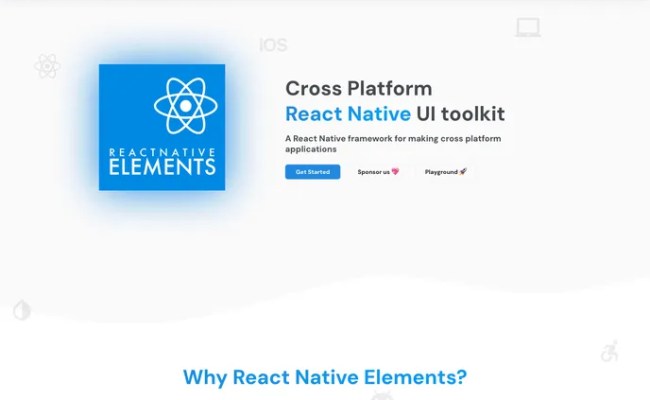 React Native Elements By React Native Elements - A React Template | Built At Lightspeed