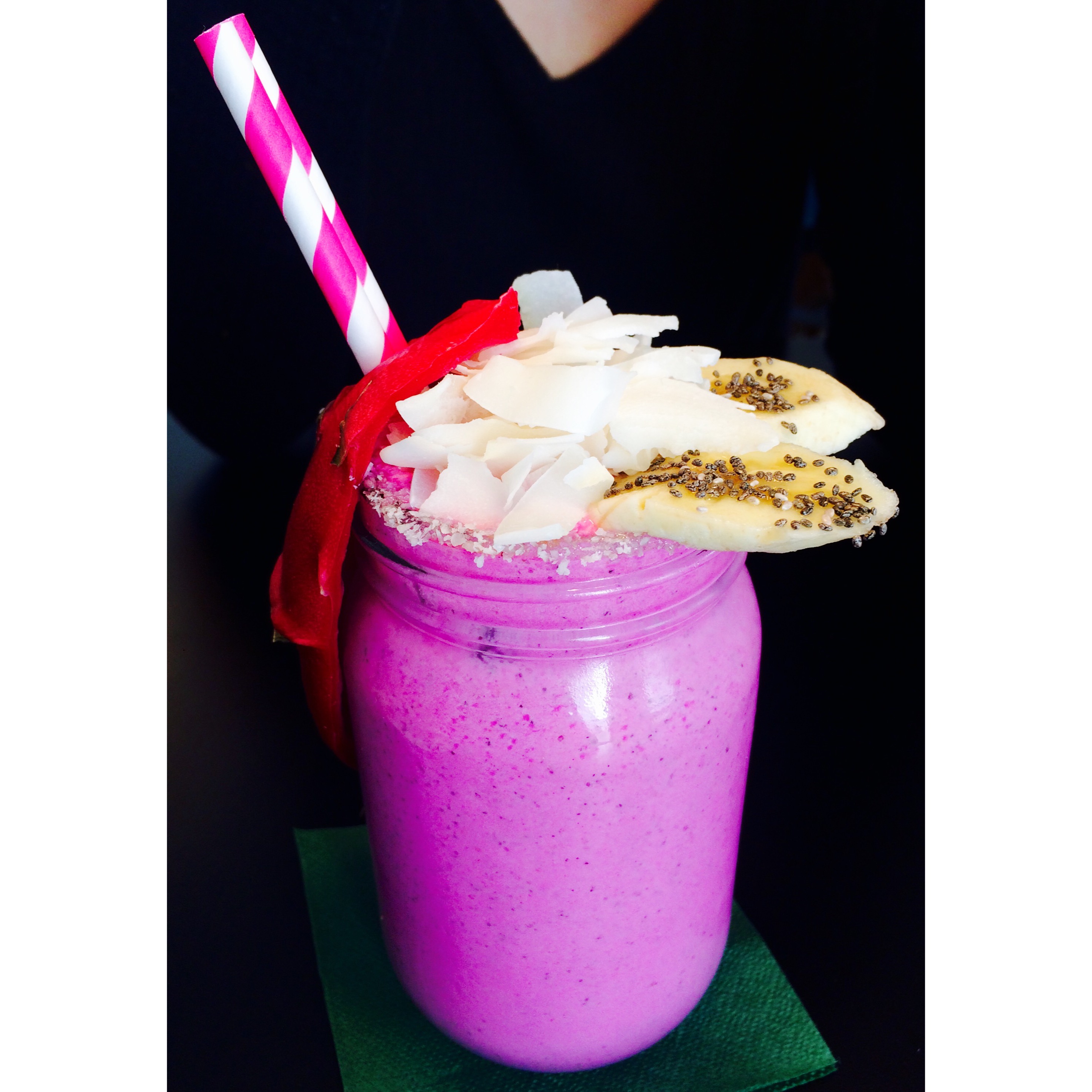 Passionfruit smoothie from Tropico, BCN.