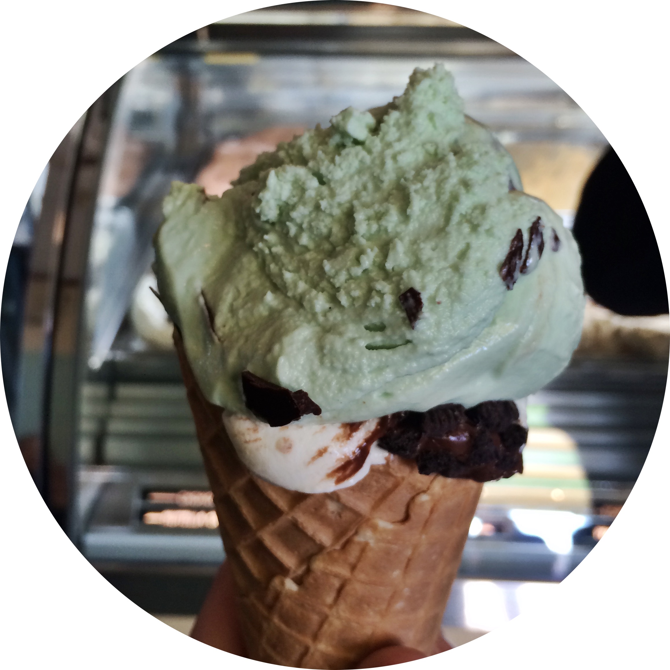 Mint & Nutella Gelato| Copenhagen