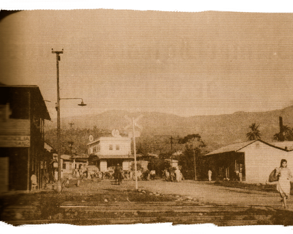 Turrialba 1952, gasolinera de don Mariano Cortés