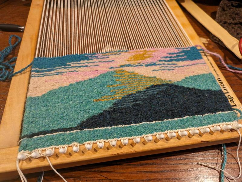 Project: tapestry weaving on my lap loom