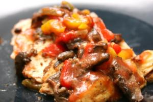 Chicken Cacciatore ~ served with your choice of 2 sides
