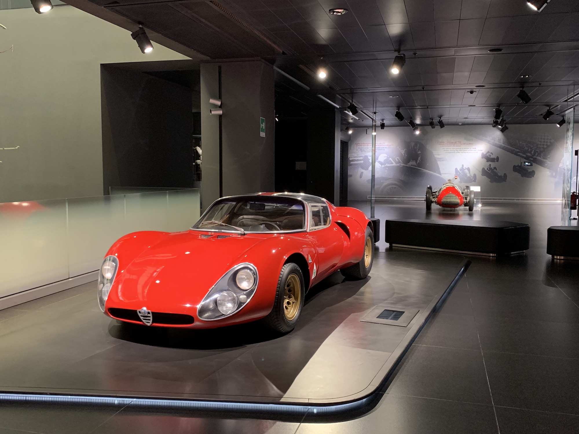 Alfa 33 Stradale at the Alfa museum in Italy