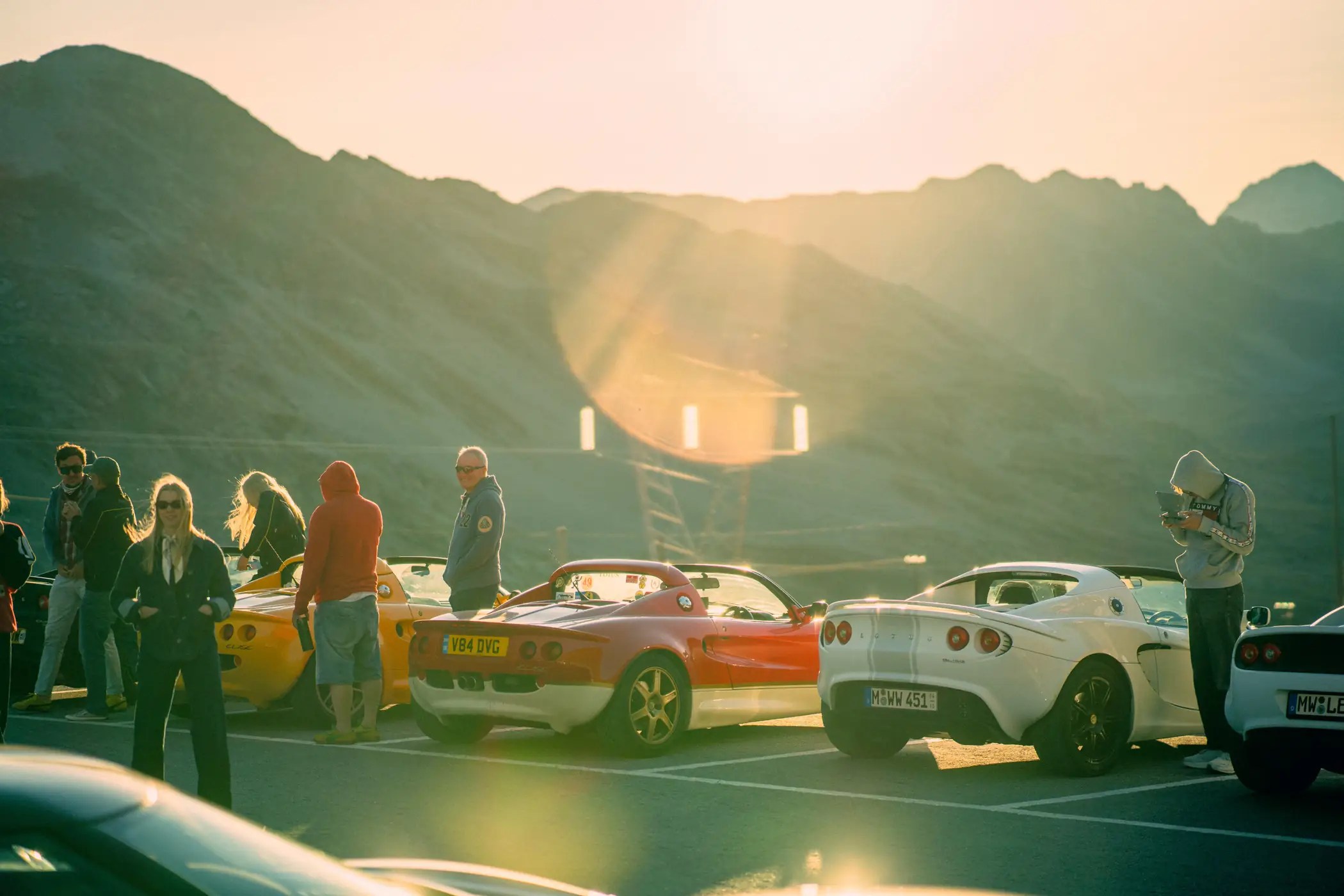 Stelvio Lotus meeting , Lotus car parked