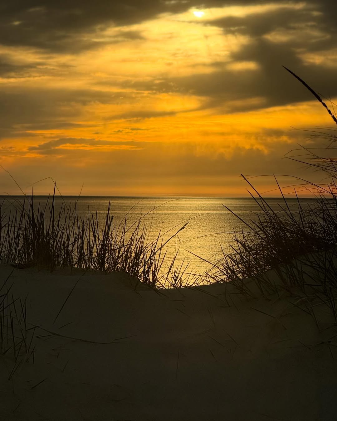 An image of twilight, horizon and nature near Duneview at Silver Lake, Michigan