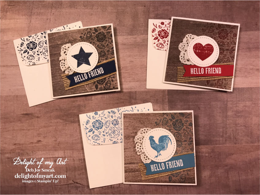 Hello Friend Mini Cards